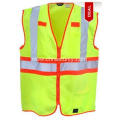 Men's High-Visibility Mesh Yellow Work Vest